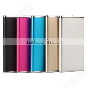 Aluminium Alloy Portable Li-polymer Ultra Thin Power Bank 8000mah thumbnail-4