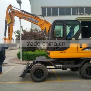6ton Small Excavator Digging Equipment Excavator Long Reach Boom thumbnail-2