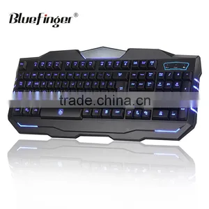 Custom OEM Blue Backlit Computer Keyboard and Mouse Combo thumbnail-2