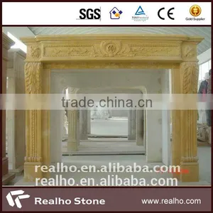 Euro Style Cultured Marble Fireplace thumbnail-2
