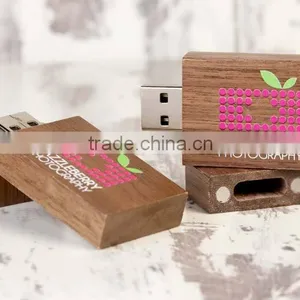 2016 Corporate Giveaway Gift Bamboo 16GB Wooden USB 2.0 Pendrive, Eco-friendly Wood Material Usb Flash Drive Wholesale thumbnail-4