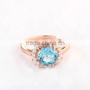 Women Gemstone Rings in Silver 925 Wholesale Silver Jewelry SRO040R thumbnail-1