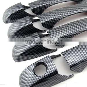 Auto Parts Carton Fiber Looking Car Door Handle Cover for 2005-2009 Chrysler 300/300C thumbnail-4