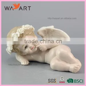 Hand-painted Porcelain Baby Cherub Angel Gift thumbnail-1