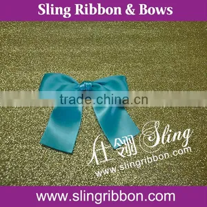 Factory High Quality Wholesale Blue Handmade Ribbon Flower thumbnail-1
