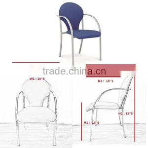 Hot Sale Stackable Dining Chair Fabric Chair Made in China thumbnail-5