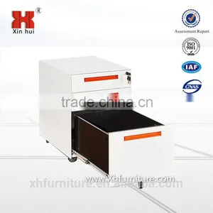 3 Drawer Mini Colorful Mobile Filing Cabinet thumbnail-3