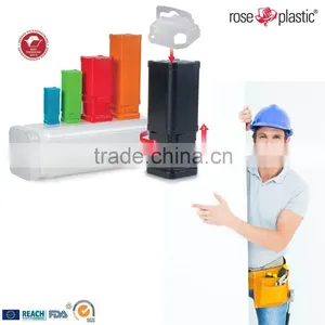 Round Square Plastic Block Tubes Packaging for Hardware Fitting BK thumbnail-2