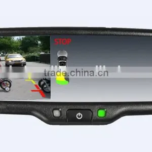 4.3 Inch Interior Car Parking Sensor Rearview Monitor With 4 Replaceable Detectors thumbnail-2