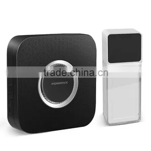 Forrinx Direct Supply 433MHZ Frequency AC 220v Wireless Doorbell With 52 Tune Songs to Select Water Proof Push Button thumbnail-5