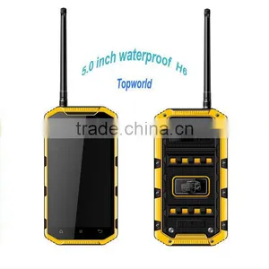 5.0" IP68 Waterproof Phone With MTK6582 Quad Core Android 4.2 HUMMER H6 thumbnail-1