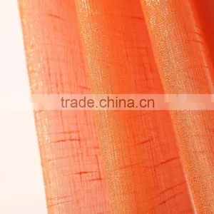 100% Polyester Fabric Gold and Silver Metallic Yarn Voile Sheer Eyelet Curtain Drapes thumbnail-2