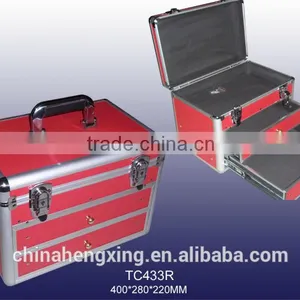 Silver Tool Box,tool Case,hard Case Tool Suitcase With Drawers,tool Case,hard Case Tool Box thumbnail-1