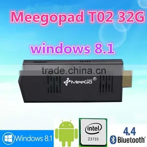 New Arrive Product Black Color Commercial Intel Atom Z3735F 2G RAM 32G ROM GPU Graphic Meegopad T02 MINI PC HOT Sale thumbnail-1