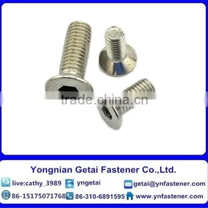 Flat Countersunk Head Square Neck Bolts With Black /yellow Zinc Plated/blue White thumbnail-6