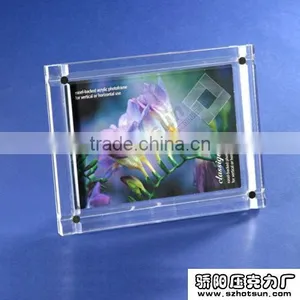 High Quality Clear Acrylic Wall Photo Frame With Screw thumbnail-1