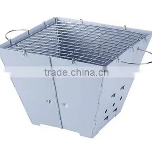 Outdoor Camping Folding Portable Charcoal BBQ Grill thumbnail-1