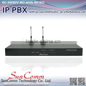 SC-5030V-8O High Quality IP PBX Internet With 8FXO thumbnail-2