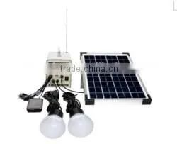 10W DC Portable Solar Lighting Kit With 12v Led Lamp thumbnail-1