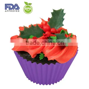 Baking Silicone Cups Soft Round Cupcake Liners thumbnail-1
