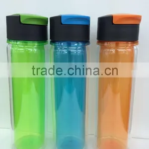 Sport Tritan Plastic Water Bottle 16OZ With BPA FREE thumbnail-1