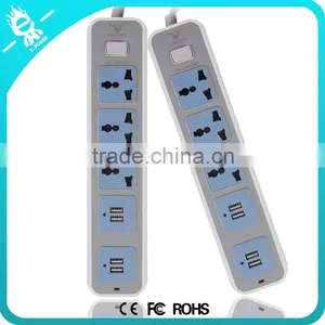2015 Newest Wholesale Brand Designed High Quality Dual Usb UK Power Strip thumbnail-1