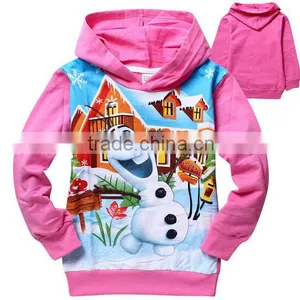 In Stock New Arrival Fashion Anim Frozen Anna Children Hoodie Sweatshirts thumbnail-1