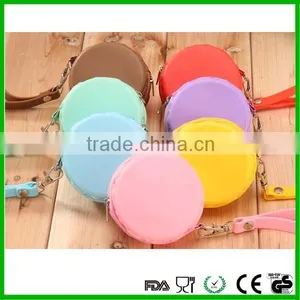 Promotion Lovely Silicone Rubber Squeeze Jelly Pocket Coin Purse thumbnail-3