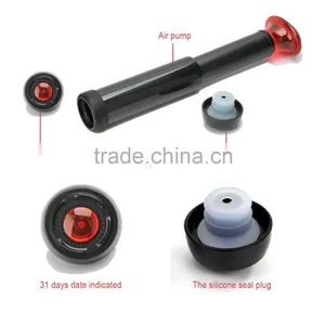 Premium Wine Preserver Saver Vacuum Pump Bottle Stoppers thumbnail-2