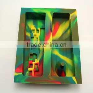 CNC Eco-friendly Camouflage Color Ice Mold Silicone Ice Cube Tray thumbnail-1