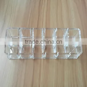 Wholesale Household Clear Cosmetic Acrylic Makeup Organizer With 12 Grids for Store Jewelry Cosmetic thumbnail-1