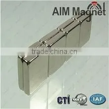 Block Magnet 35 X10 x 2 mm N42 Nickel Holds thumbnail-1