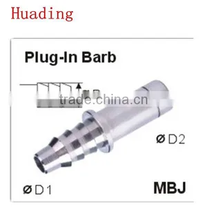 Quick Connect Fitting , Plug in Barb Air Fitting , Quick Pneumatic Fitting thumbnail-1