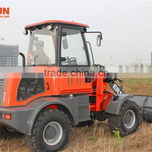 Made in China Qingzhou Everun 1.6Ton Mini Radlader China With Snow Blade thumbnail-6