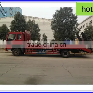FAW 4*2 Hydraulic Flat Bed Truck,bulldozer Transport Truck,load Sensor Truck thumbnail-1