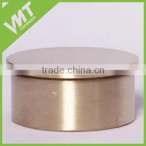 Polished Brass Flush Flat End Cap Precision Machining in VMT Factory thumbnail-1