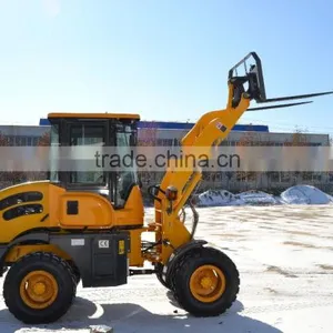 1.5ton Torque Converter Model ZL915 Small Wheel Loader Price With Quick Hitch thumbnail-1