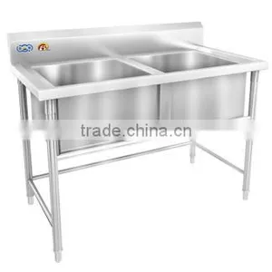 Shandong Factory Best Sale Doule Stainless Steel Sink thumbnail-1