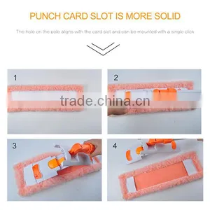 GW2 2016 Good Quality With Extensible Aluminum Handle Flat Mop for Household Cleaning thumbnail-5