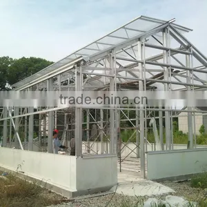 Aluminum Frame Glass Greenhouse PC Greenhouse With Aluminum Structure thumbnail-2