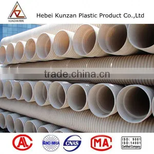 Upvc Large Corrugated Plastic Drainage Pipe Underground Drainage Pipe thumbnail-1