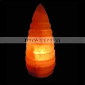 Himalayan Rocket Shape Salt Lamp thumbnail-1