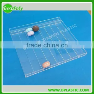 High Quality Acrylic Tray for Cookie,chocolate,macarons thumbnail-3