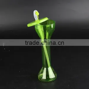 Beach Plastic Cup With Straw thumbnail-3