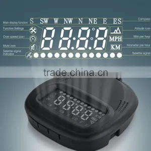 2016 Hot Sale Universal GPS HUD A1 Head Up Display Car OBD2 Speedometer KMH MPH Overspeed Alarm For All Cars thumbnail-1