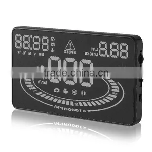 OBD2 Car Multi-color New HUD Head Up Display System 5.5 Inch HUD E300 Display Local Time thumbnail-4