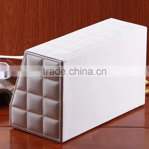 Quality PU Leather Multifunctional Desktop Storage Tissue Box thumbnail-6