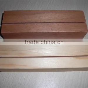 High Quality Wooden Wedding Table Number Cards Holder Stand Beech Wood Craft For Home Restaurant Manu Holder thumbnail-1