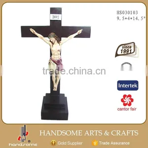 14 Inch Resin Christian Decoration Catholic Cross Religious Crucifix thumbnail-3