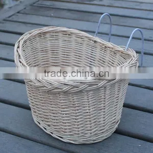 Wicker Dog Bike Basket thumbnail-4